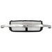 Replacement Grille Painted Black Shell and Chrome Insert Fits 2001 2002 Chevy Silverado 2500 HD 3500 HD
