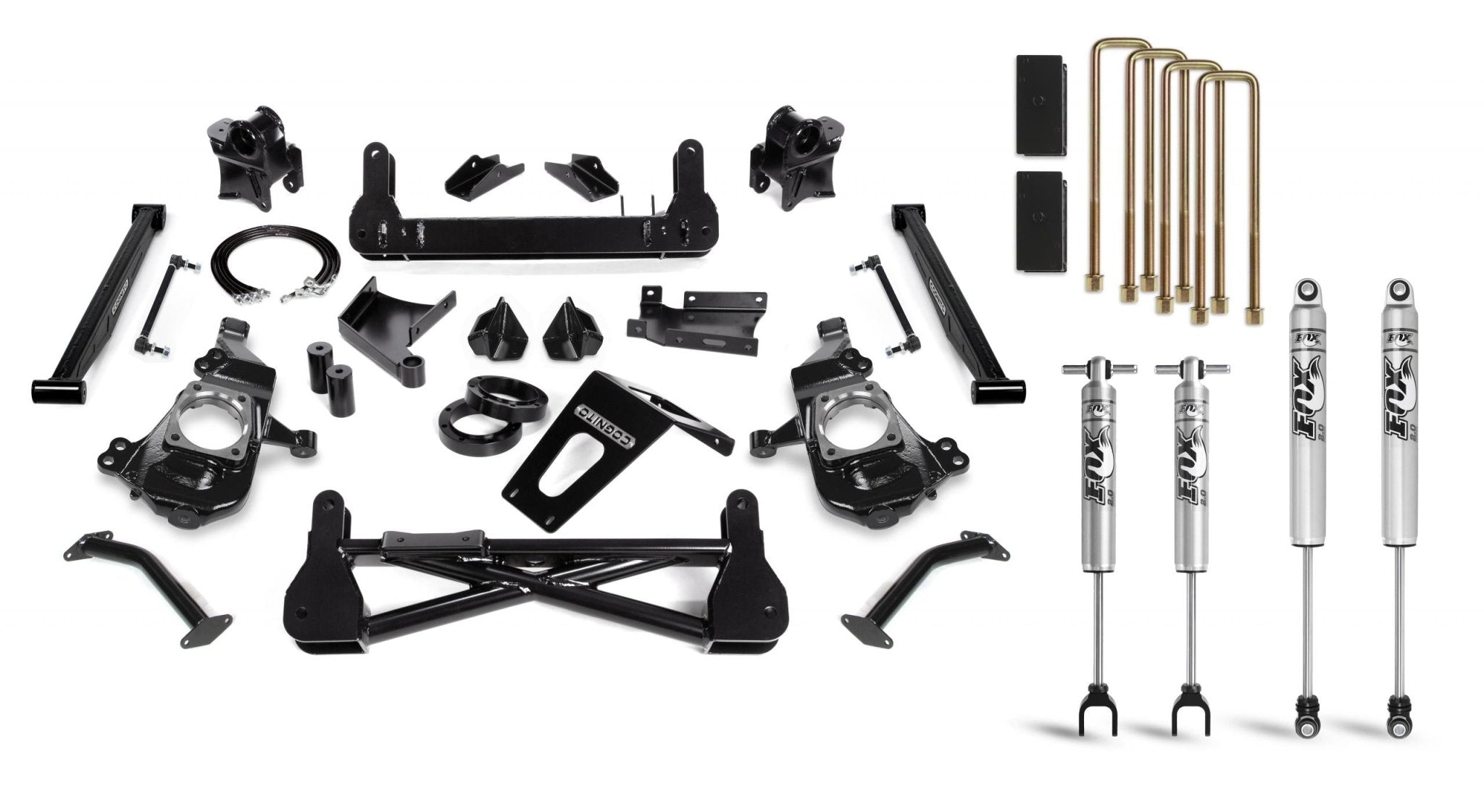 Cognito MotorsportsCognito 7 - Inch Standard Lift Kit with Fox PSMT 2.0 Shocks For 20 - 22 Silverado/Sierra 2500/3500 2WD/4WD