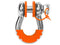 DaystarD Ring Isolator With Lock Washer Kit 6 Washers 2 Locking Washers 2 Isolators Fluorescent Orange Daystar