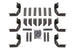 Dee ZeeDeezee 13 - 23 Dodge Ram Running Board Rough Step Bracket Kit