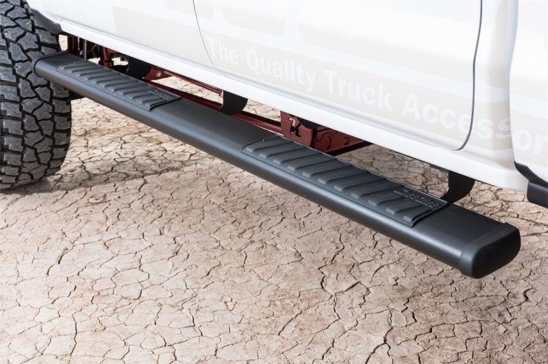 Dee ZeeDeezee 99 - 23 Chevrolet/GMC/Dodge/Ford Full Size Truck Tubes - 6In Oval - Black Steel (CrewCab)