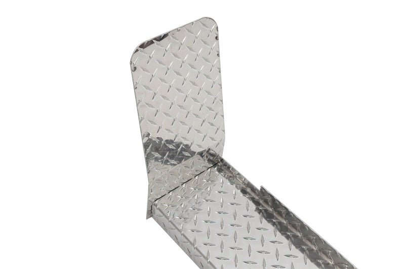 Dee ZeeDeezee 99 - 2010 Ford SuperDuty Running Board Cab Section Brite - Tread Aluminum