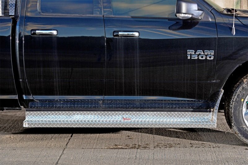 Dee ZeeDeezee 99 - 2010 Ford SuperDuty Running Board Cab Section Brite - Tread Aluminum