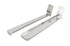 Dee ZeeDeezee 15 - 23 Ford F150/Super Duty Running Board Cab Section Brite - Tread Aluminum