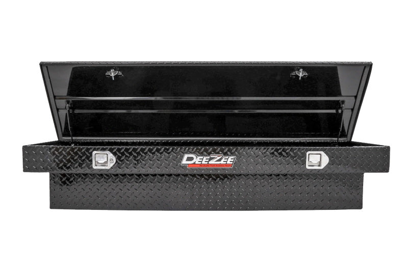 Dee ZeeDeezee Universal Tool Box - Red Crossover - Single Lid Black BT Full Size