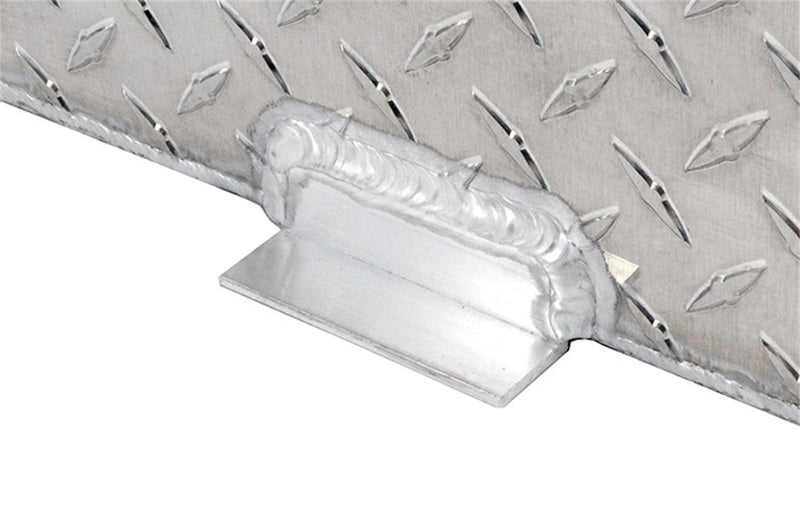 Dee ZeeDeezee Universal Tanks - Wedge Rectangle Brite - Tread Aluminum
