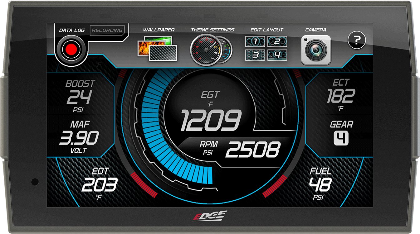 EDGEEdge Products CTS 3 Digital Gauge Monitor | For 1996 - 2024 OBD - II Vehicles Ford Chevy Dodge RAM Hummer Lincoln Cadillac GMC