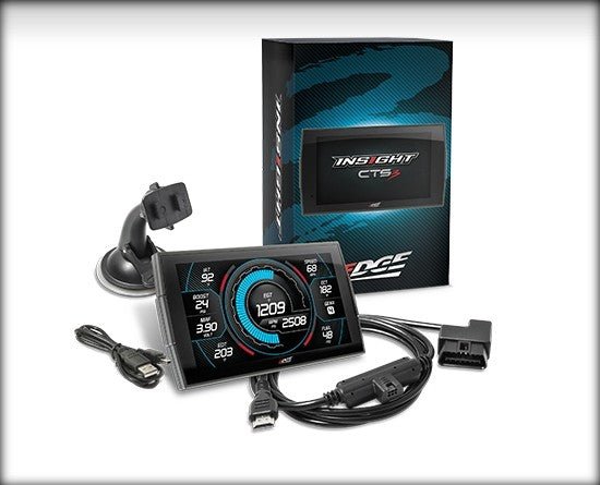 Edge CTS3 monitor showing boost and EGT data