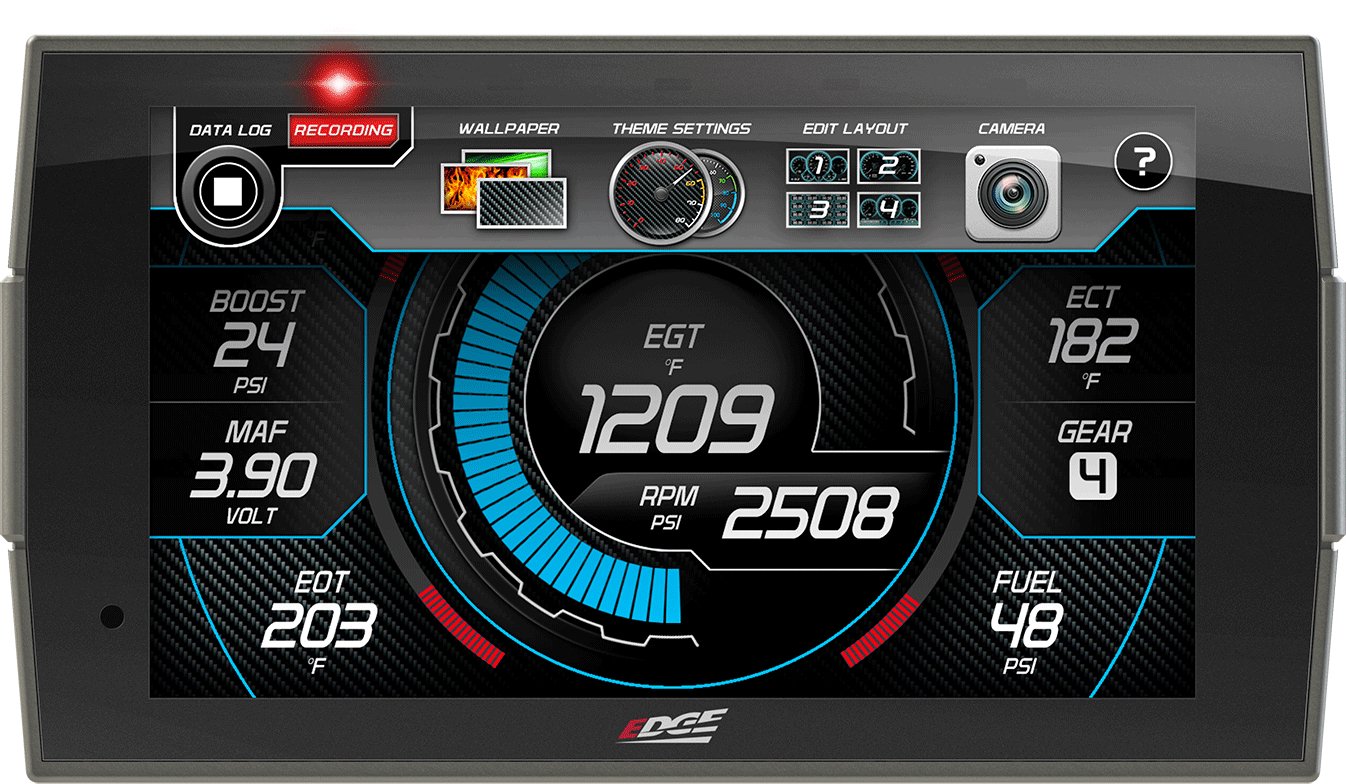 EDGEEdge Products CTS 3 Digital Gauge Monitor | For 1996 - 2024 OBD - II Vehicles Ford Chevy Dodge RAM Hummer Lincoln Cadillac GMC