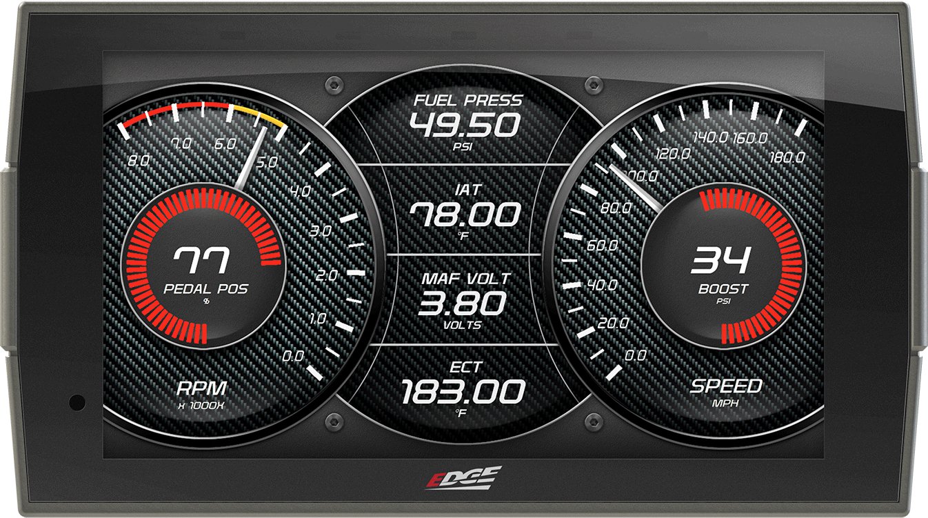 EDGEEdge Products CTS 3 Digital Gauge Monitor | For 1996 - 2024 OBD - II Vehicles Ford Chevy Dodge RAM Hummer Lincoln Cadillac GMC