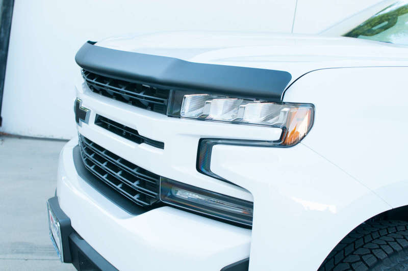 EGREGR 2019 Chevy 1500 Super Guard Hood Guard - Matte