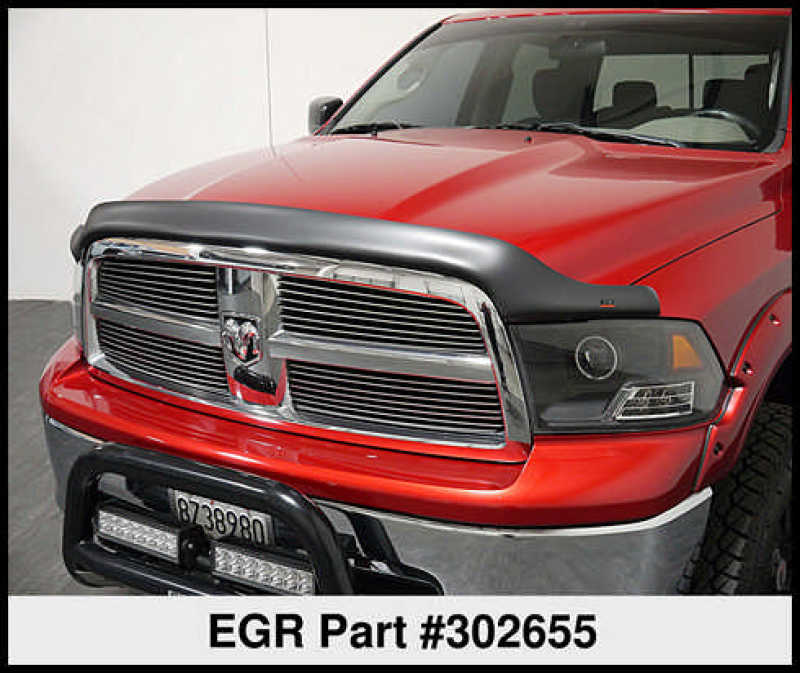 EGREGR 09 - 13 Dodge Ram Pickup Superguard Hood Shield - Matte (302655)
