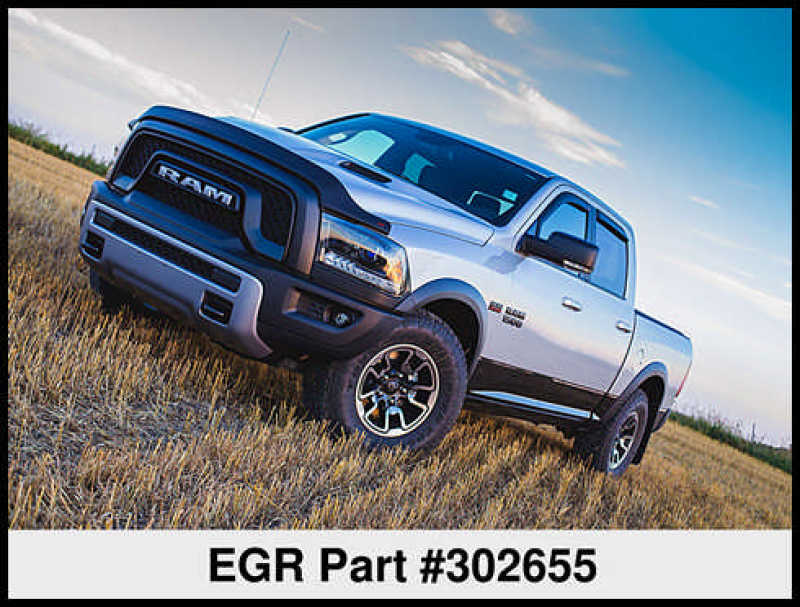 EGREGR 09 - 13 Dodge Ram Pickup Superguard Hood Shield - Matte (302655)