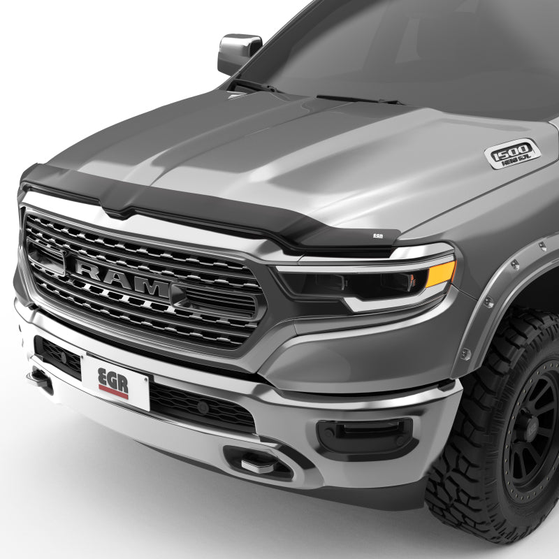 EGREGR 2019 Dodge Ram 1500 Superguard Hood Shield - Dark Smoke
