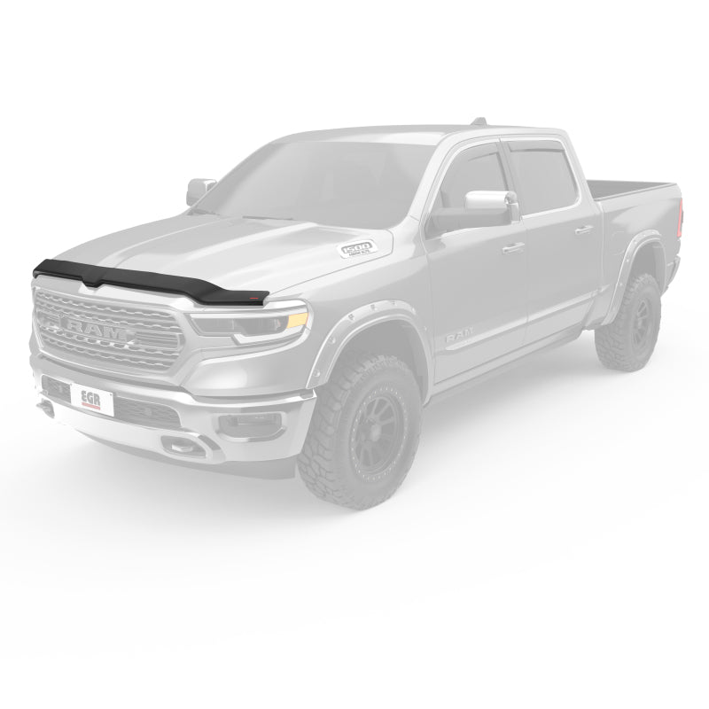 EGREGR 2019 Dodge Ram 1500 Superguard Hood Shield - Dark Smoke