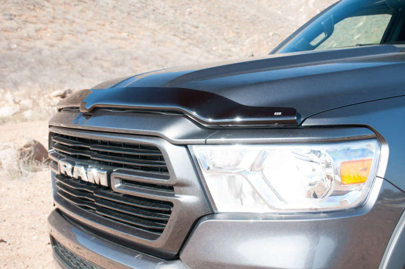 EGREGR 2019 Dodge Ram 1500 Superguard Hood Shield - Dark Smoke