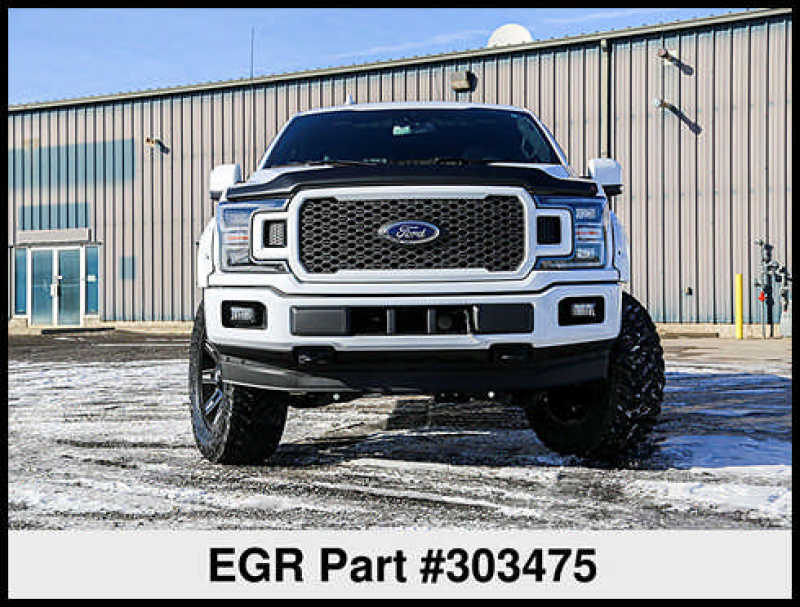 EGREGR 15+ Ford F150 Superguard Hood Shield - Matte (303475)