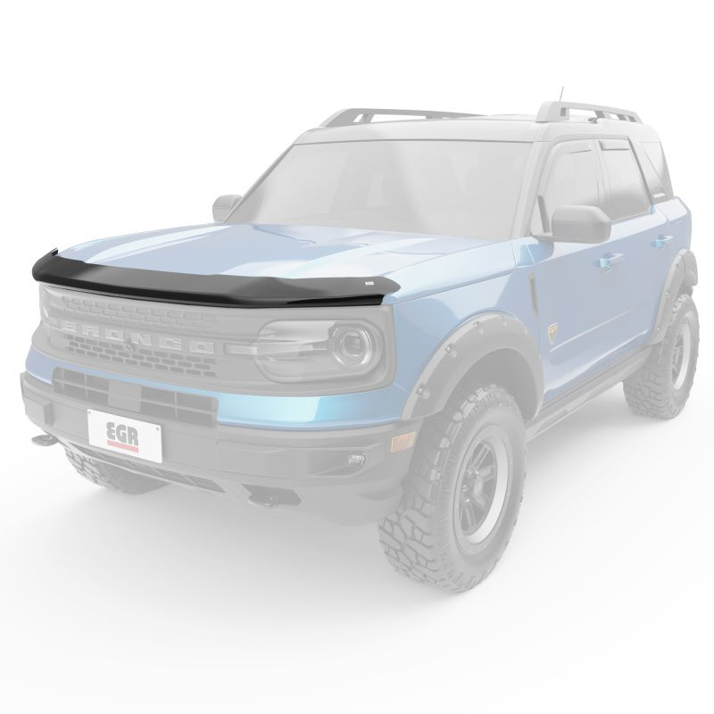 EGREGR 21 - 22 Ford Bronco Sport Superguard Hood Shield - Matte Black (303565)