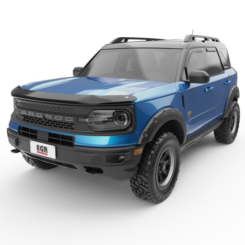 EGREGR 21 - 22 Ford Bronco Sport Superguard Hood Shield - Matte Black (303565)