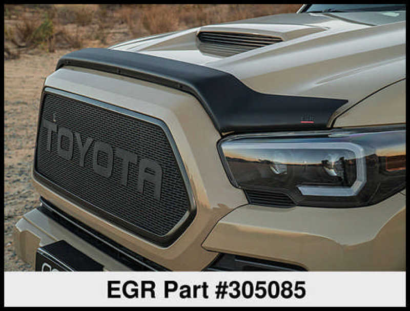 EGREGR 16 - 17 Toyota Tacoma Superguard Hood Shield - Matte (305085)
