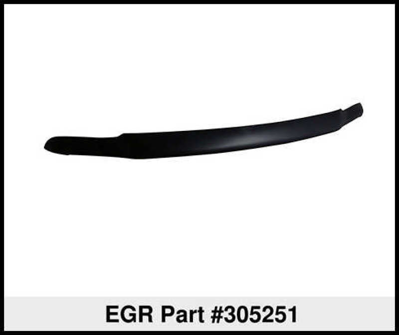 EGREGR Jeep 2018+ Wrangler / 2020+ Gladiator Superguard Hood Shield - Dark Smoke (305251)
