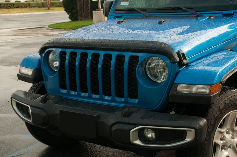 EGREGR Jeep 2018+ Wrangler / 2020+ Gladiator Superguard Hood Shield - Dark Smoke (305251)