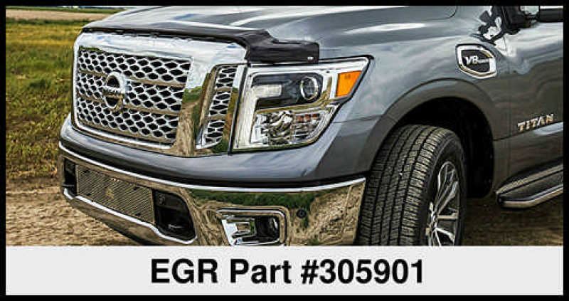 EGREGR 16+ Nissan Titan XD Superguard Hood Shield (305901)
