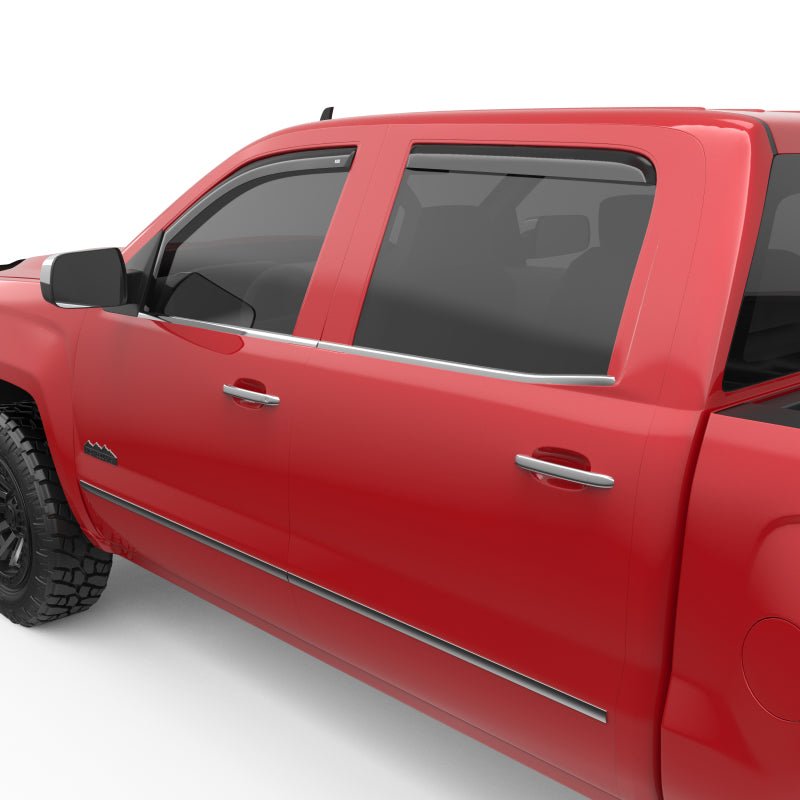 EGREGR 14+ Chev Silverado/GMC Sierra Crw Cab In - Channel Window Visors - Set of 4 (571771)