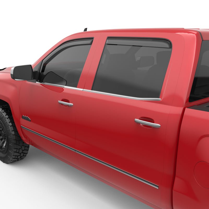 EGREGR 14+ Chev Silverado/GMC Sierra Crw Cab In - Channel Window Visors - Set of 4 (571771)