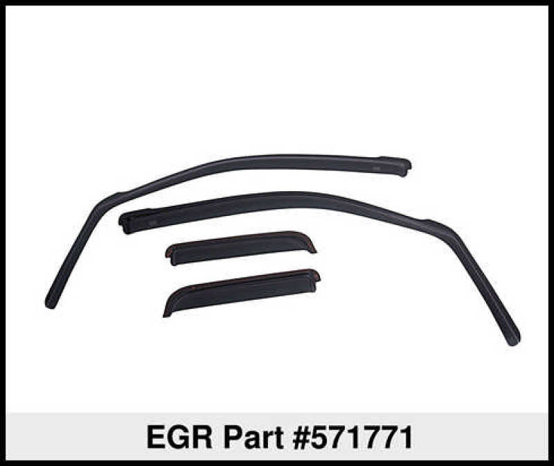EGREGR 14+ Chev Silverado/GMC Sierra Crw Cab In - Channel Window Visors - Set of 4 (571771)