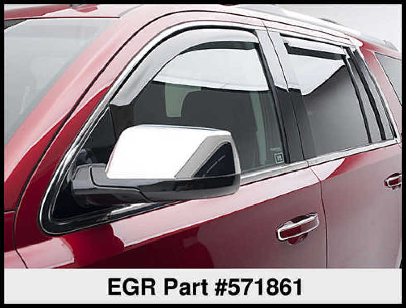 EGREGR 15+ Chevy Tahoe/GMC Yukon In - Channel Window Visors - Set of 4 (571861)
