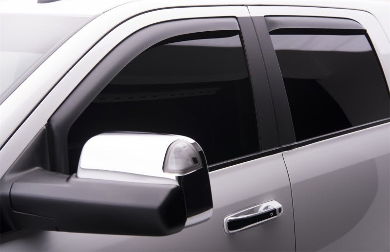 EGREGR 09 - 13 Dodge Ram 1500/2500/3500 Crew Cab In - Channel Window Visors - Set of 4 - Matte (572755)