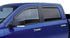 EGREGR 2019 Dodge Ram 1500 Crew Cab SlimLine In - Channel Window Visors Set of 4 - Dark Smoke