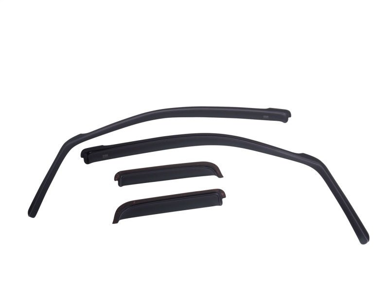 EGREGR 2019 Dodge Ram 1500 Crew Cab SlimLine In - Channel Window Visors Set of 4 - Dark Smoke