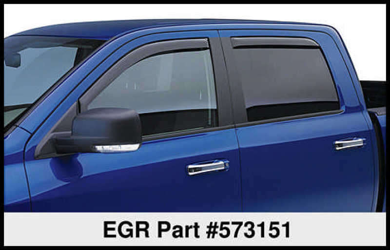 EGREGR 00+ Ford Excursion In - Channel Window Visors - Set of 4 (573151)