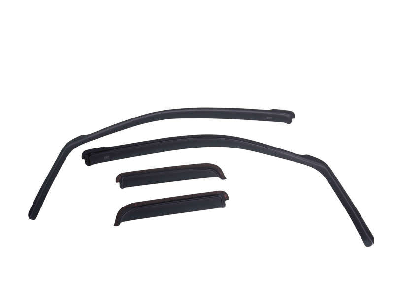 EGREGR 15+ Ford F150 Crew Cab In - Channel Window Visors - Set of 4 - Matte (573495)