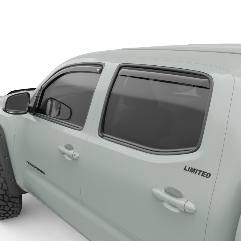 EGREGR 2016 - 2017 Toyota Tacoma In - Channel Window Visors - Smoked (575081)