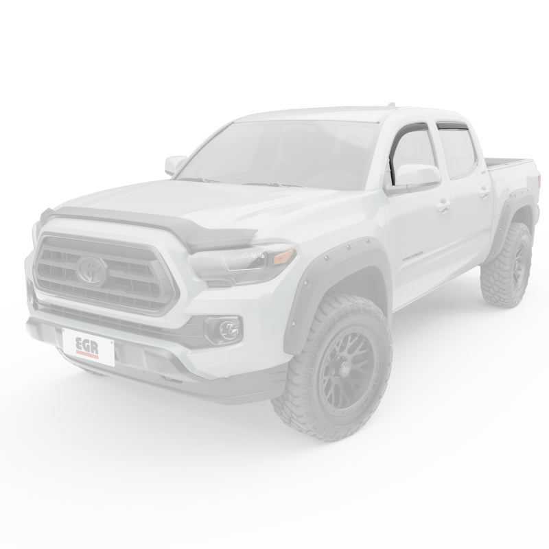 EGREGR 2016 - 2017 Toyota Tacoma In - Channel Window Visors - Smoked (575081)