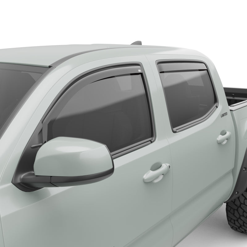 EGREGR 2016 - 2017 Toyota Tacoma In - Channel Window Visors - Smoked (575081)
