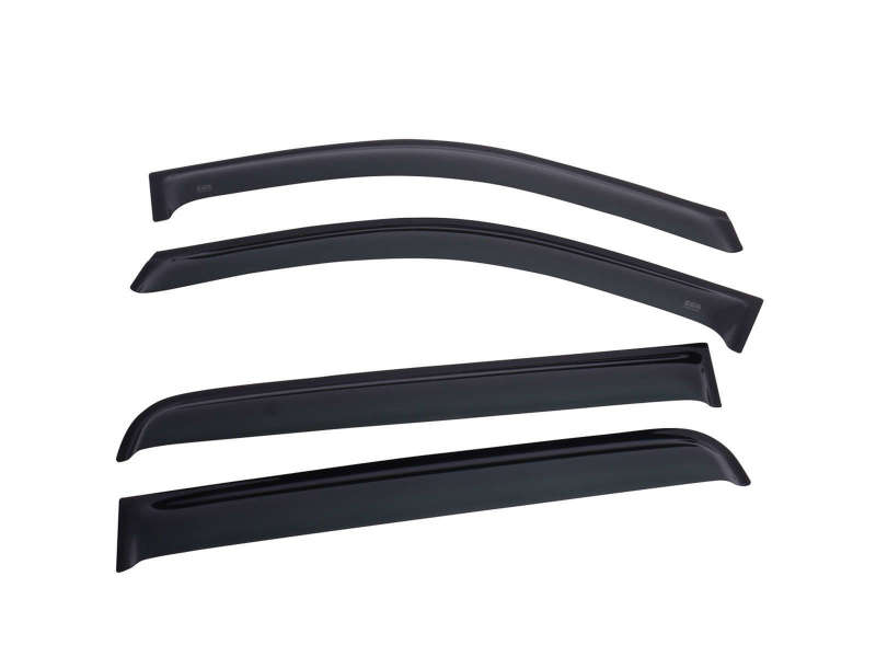 EGREGR 15+ Ford F150 Crew Cab Tape - On Window Visors - Set of 4