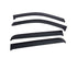 EGREGR 15+ Ford F150 Crew Cab Tape - On Window Visors - Set of 4