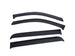EGREGR 15+ Ford F150 Crew Cab Tape - On Window Visors - Set of 4