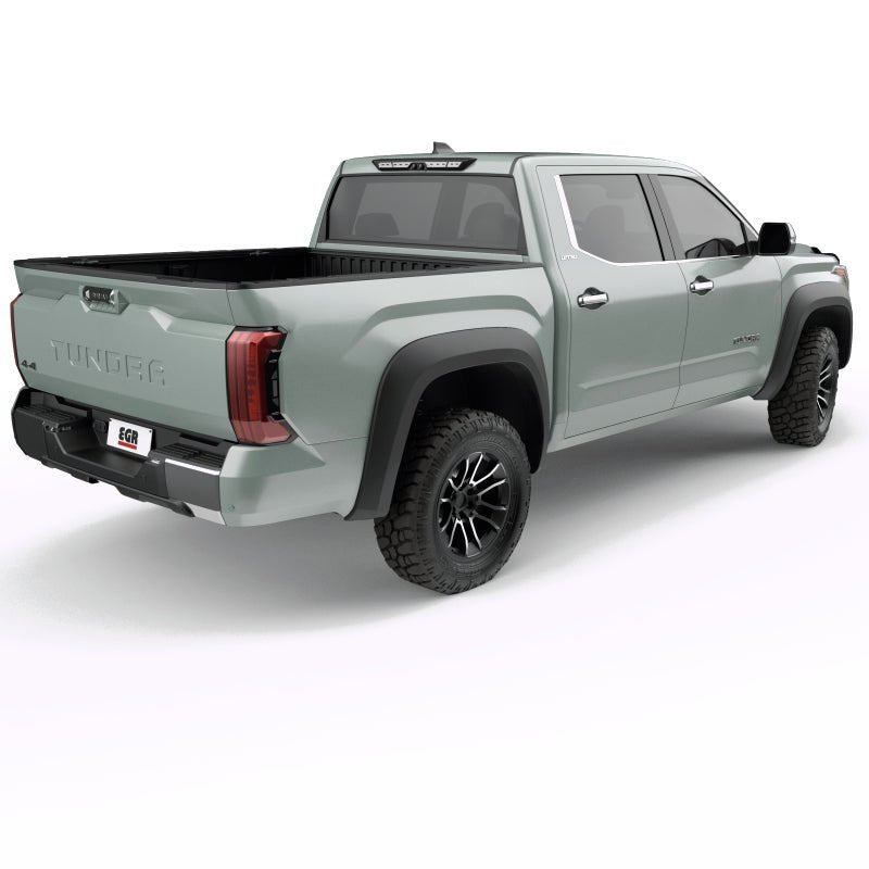 EGREGR 22 - 23 Toyota Tundra 4DR 66.7in Bed Rugged Look Fender Flares (Set of 4) - Smooth Matte Finish