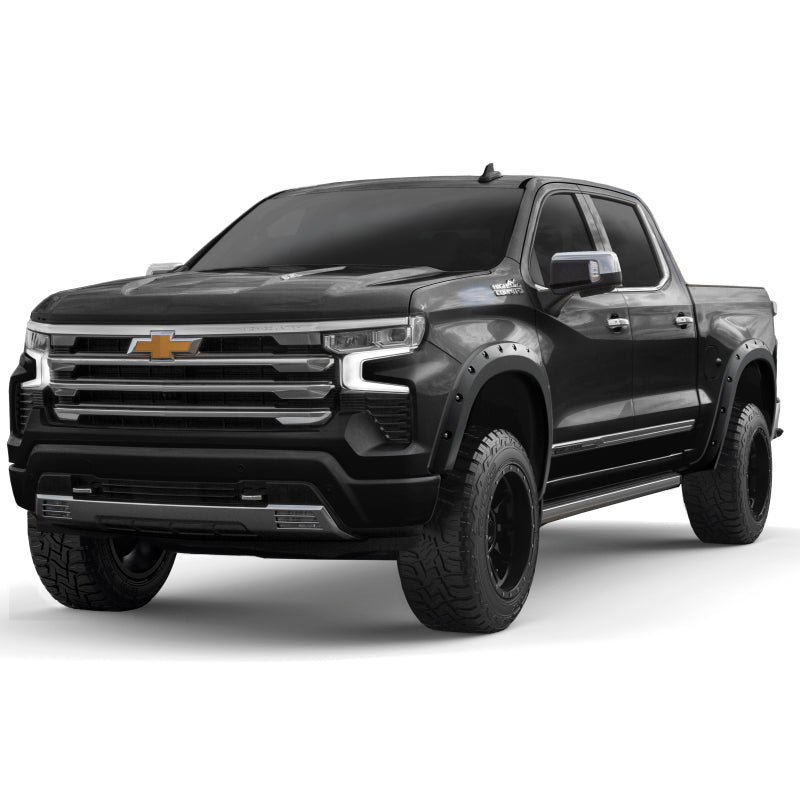 EGREGR 2023+ Chevrolet Silverado 1500 Bolt - On Look Fender Flares - Black (Set of4)