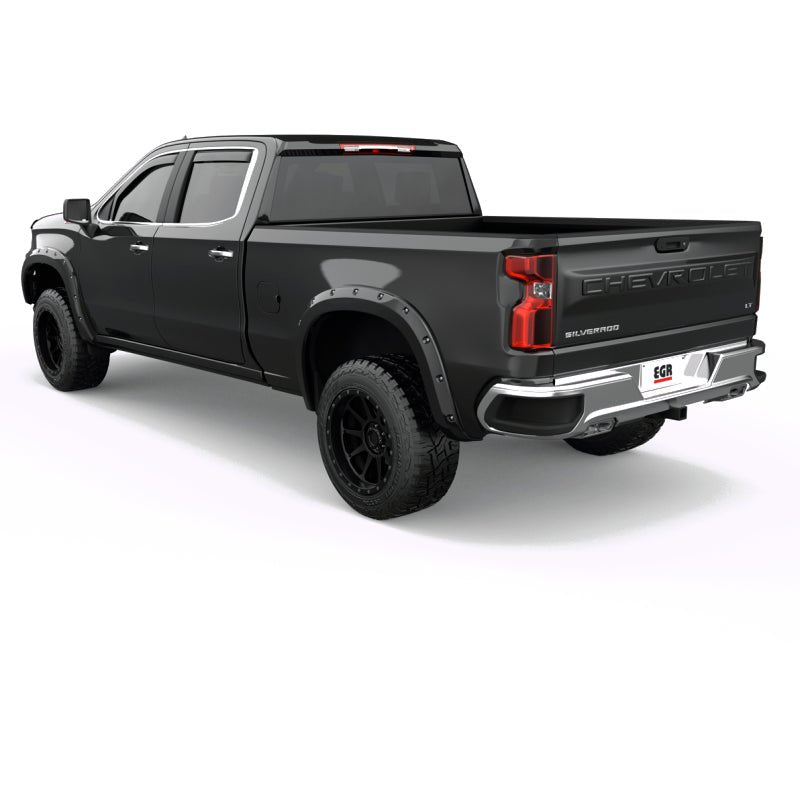 EGREGR 2023+ Chevrolet Silverado 1500 Bolt - On Look Fender Flares - Black (Set of4)