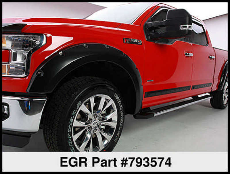 EGREGR 2018 Ford F - 150 Bolt - On Look Fender Flares - Set