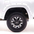 EGREGR 16+ Toyota Tacoma w/Mudflap Bolt - On Look Color Match Fender Flares - Set - Super White