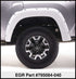 EGREGR 16+ Toyota Tacoma w/Mudflap Bolt - On Look Color Match Fender Flares - Set - Super White