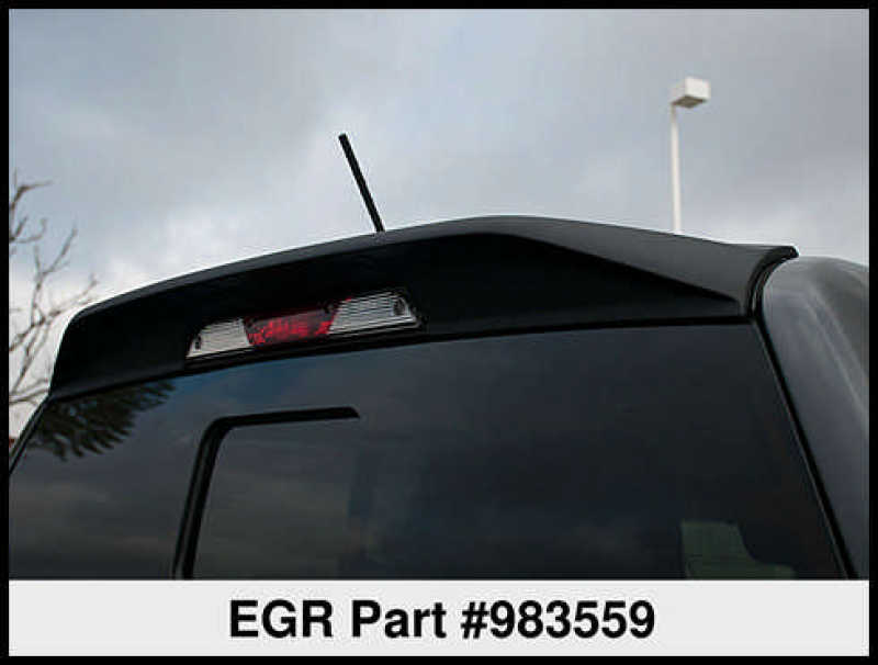 EGREGR 19 - 20 Ford Ranger Super Crew Rear Cab Truck Spoiler - Matte Black