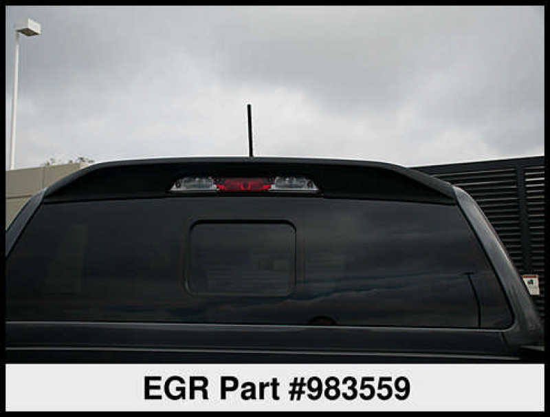 EGREGR 19 - 20 Ford Ranger Super Crew Rear Cab Truck Spoiler - Matte Black